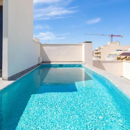 Lejlighed Estudio Moderno Con Piscina A 380 M De La Playa